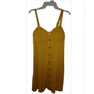 NWT Mustard Button-Down Women's Dress.